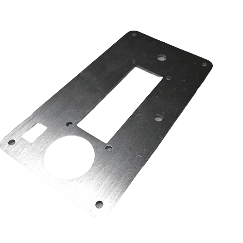 brushed finish cnc machining part