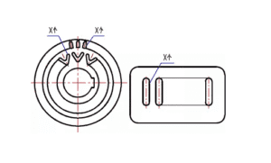 Same structure and simplified drawing method
